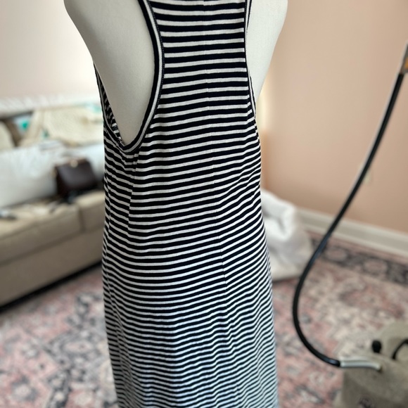 Jcrew navy/white stripe dress - Picture 3 of 4